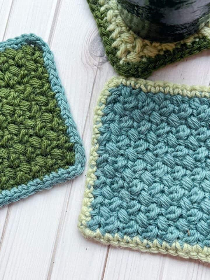 Free crochet shamrock coaster pattern thecaffeinatedsnail
