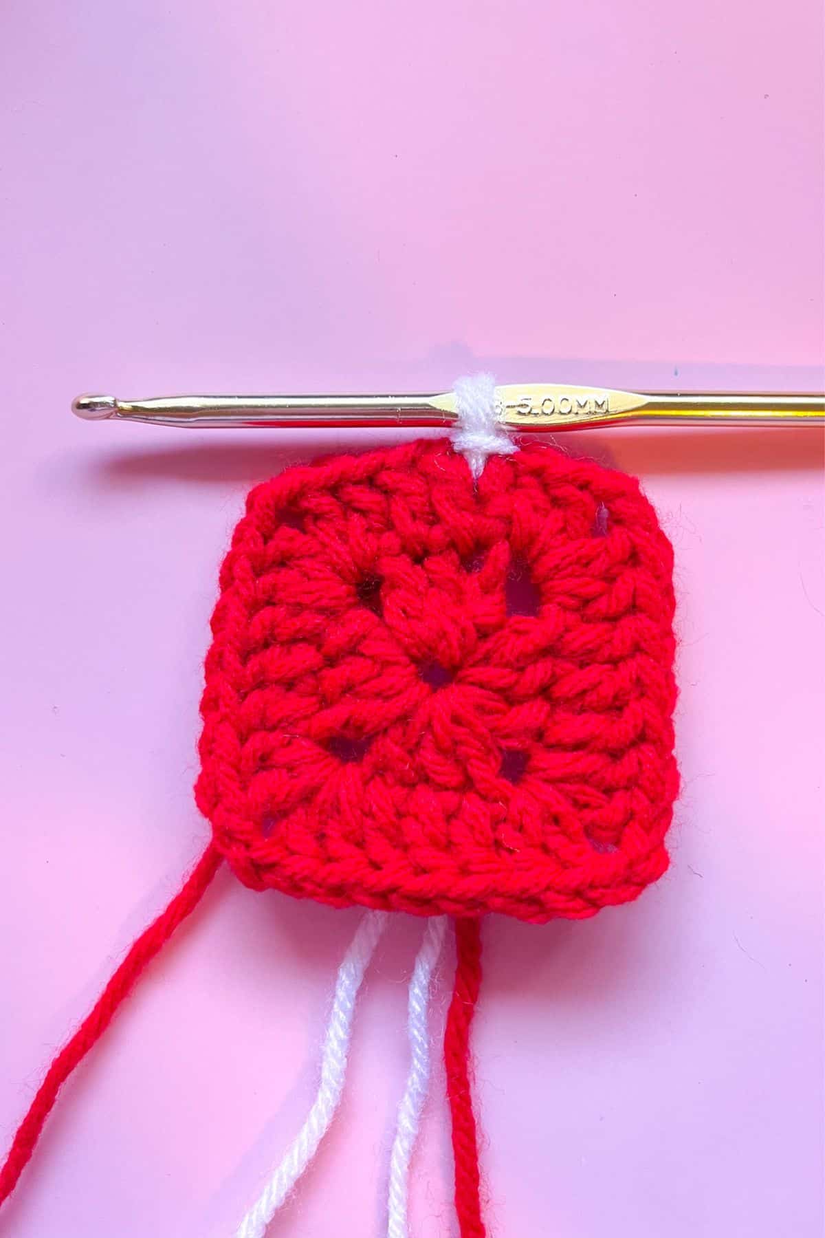 Crochet Perfect Granny Squares with Red Heart All in One Yarn