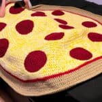 Finished pizza blanket pattern.