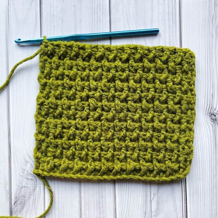 Crochet Small Rice Bowl Pattern Crochet Rice Stitch Pattern - thecaffeinatedsnail.com