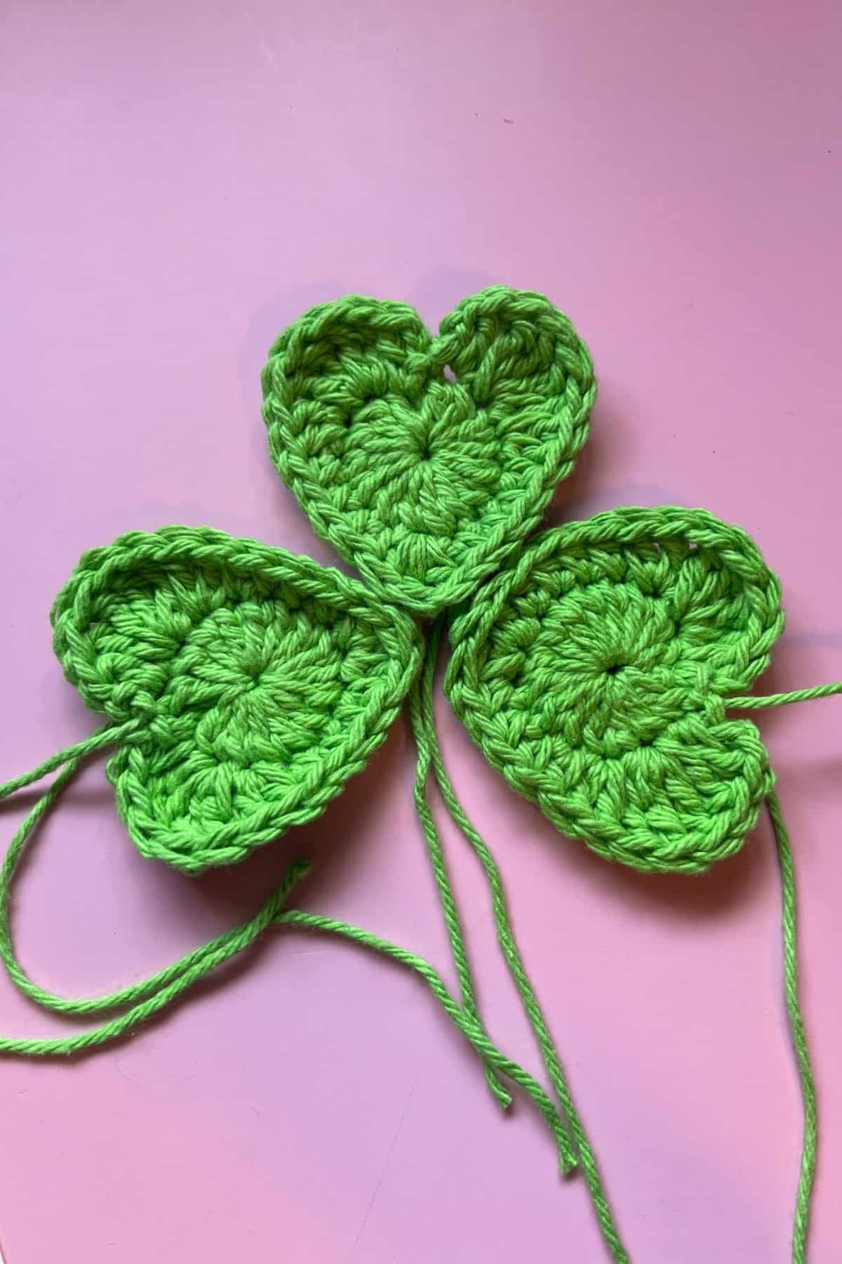 Free Crochet Shamrock Coaster Pattern thecaffeinatedsnail