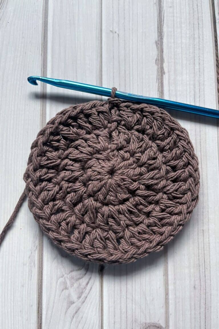 Sunflower Coaster Crochet Pattern - thecaffeinatedsnail.com
