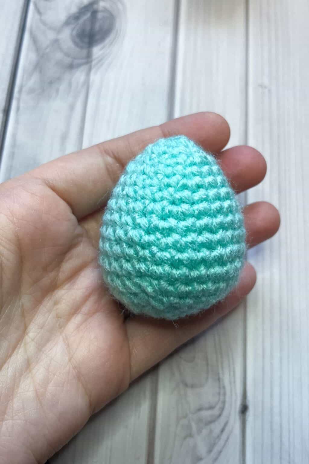 Crochet Easter Egg Pattern - thecaffeinatedsnail.com