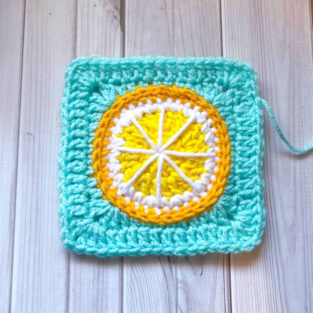 Crochet Heart Granny Square Pattern - thecaffeinatedsnail.com