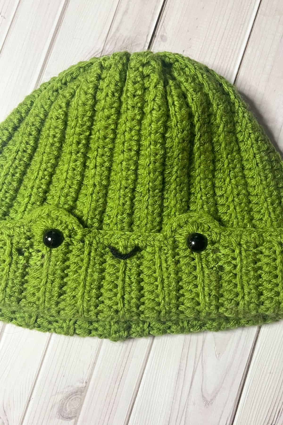 Baby frog hat knitting pattern online