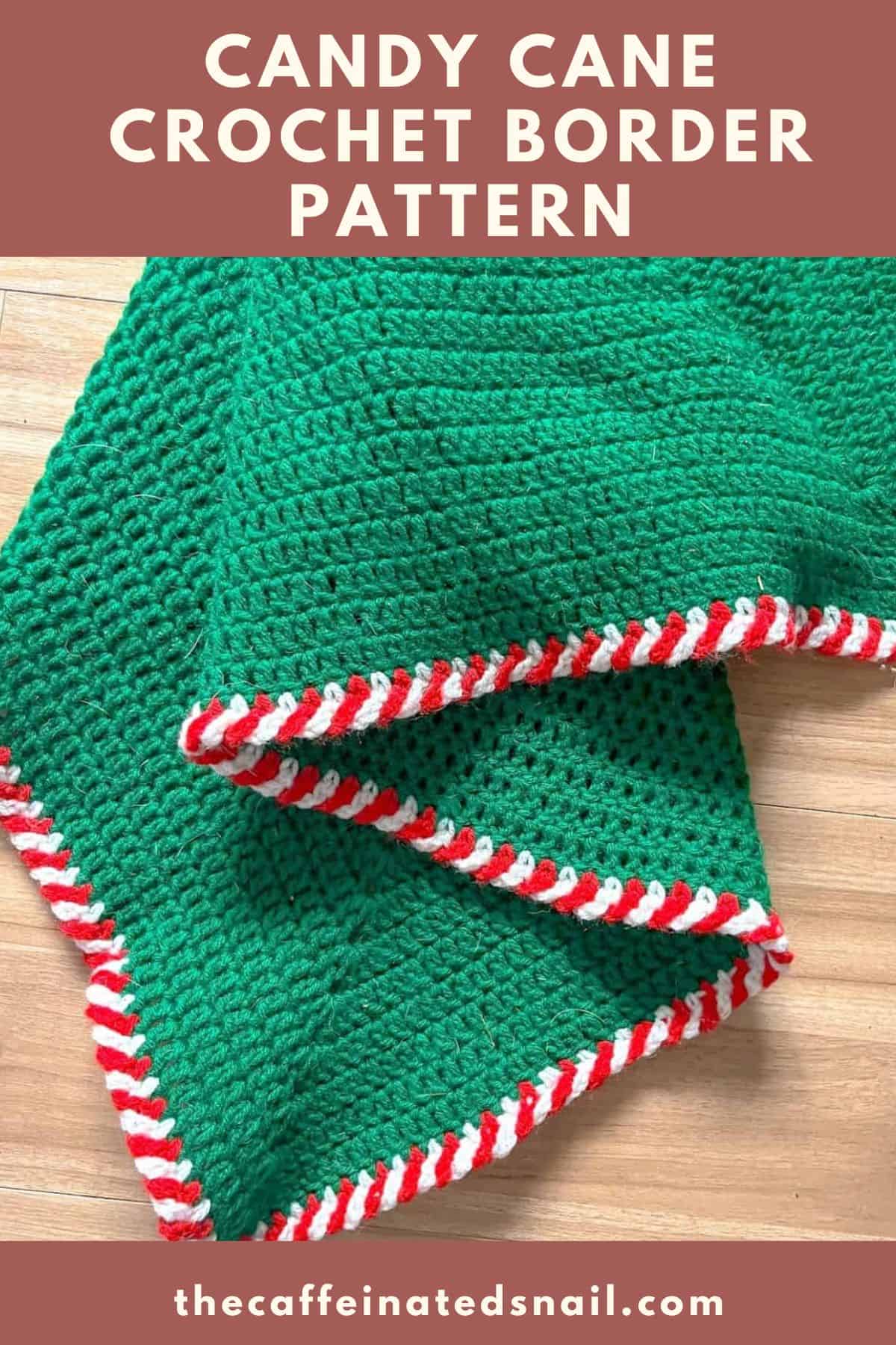 Crochet Ruffle Border Pattern - thecaffeinatedsnail.com
