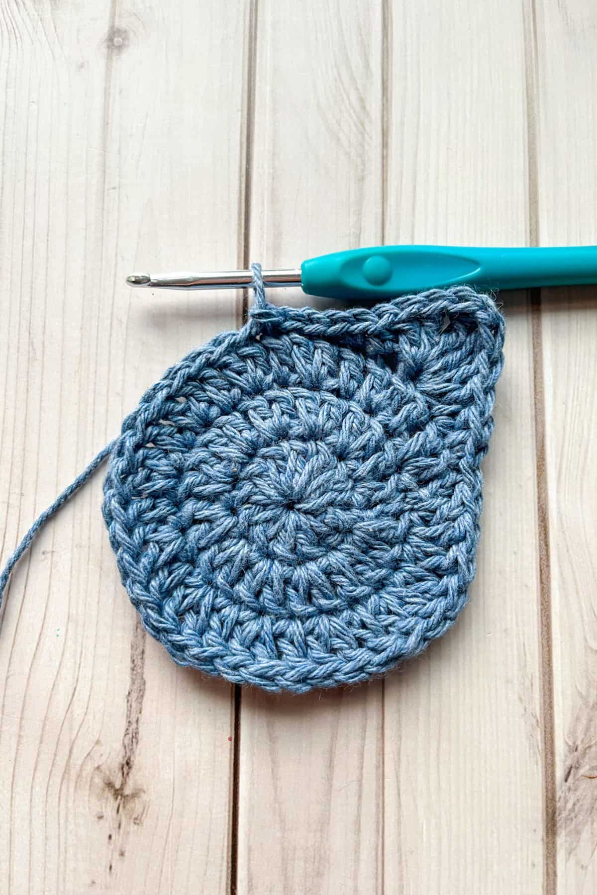 First ear of the cat coaster.