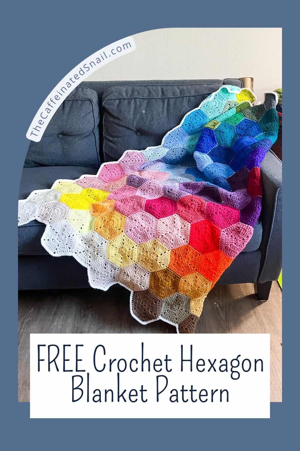 Moss Stitch Crochet Blanket Pattern thecaffeinatedsnail com