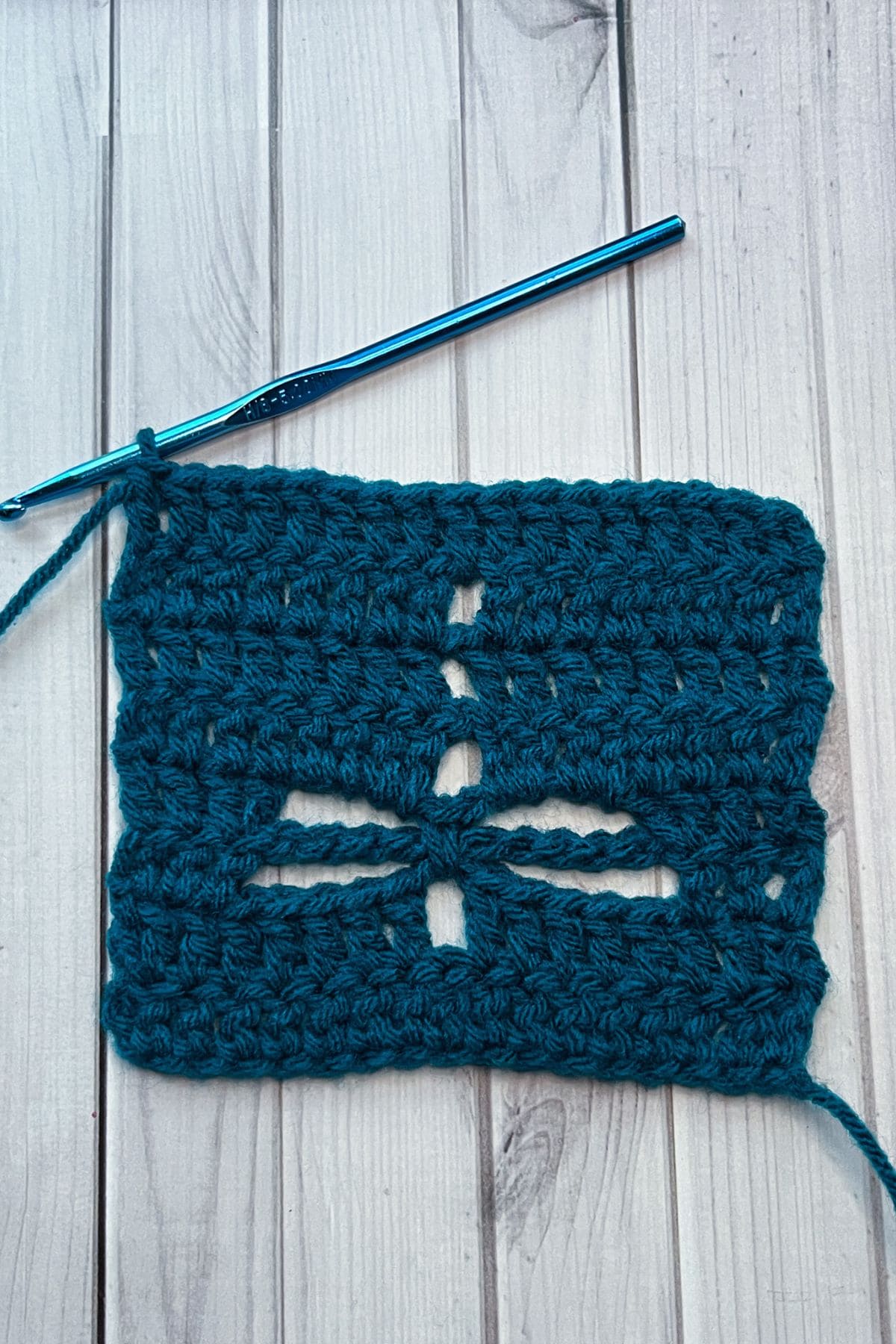 Finishing up the square.
