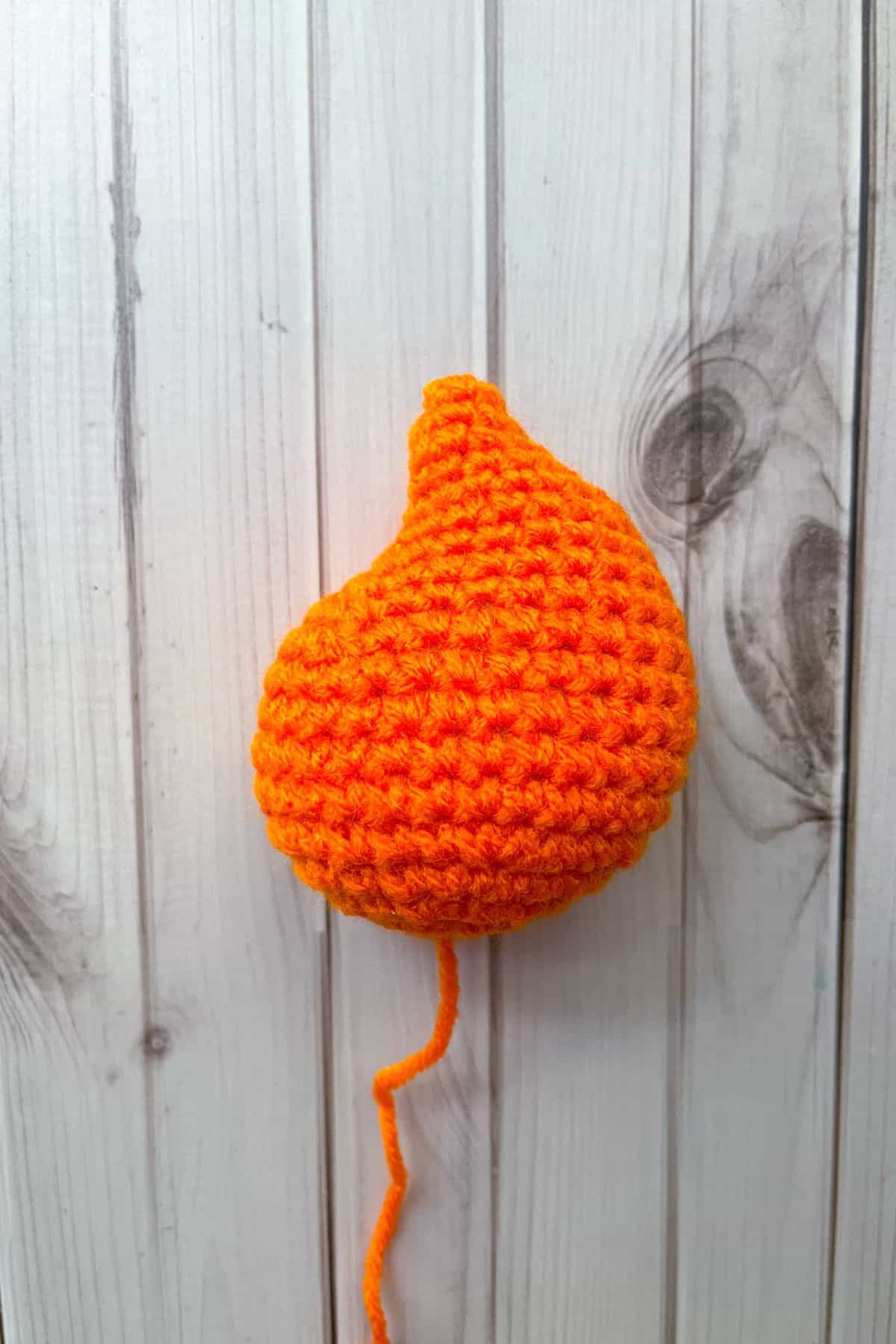 Finished crochet fire.