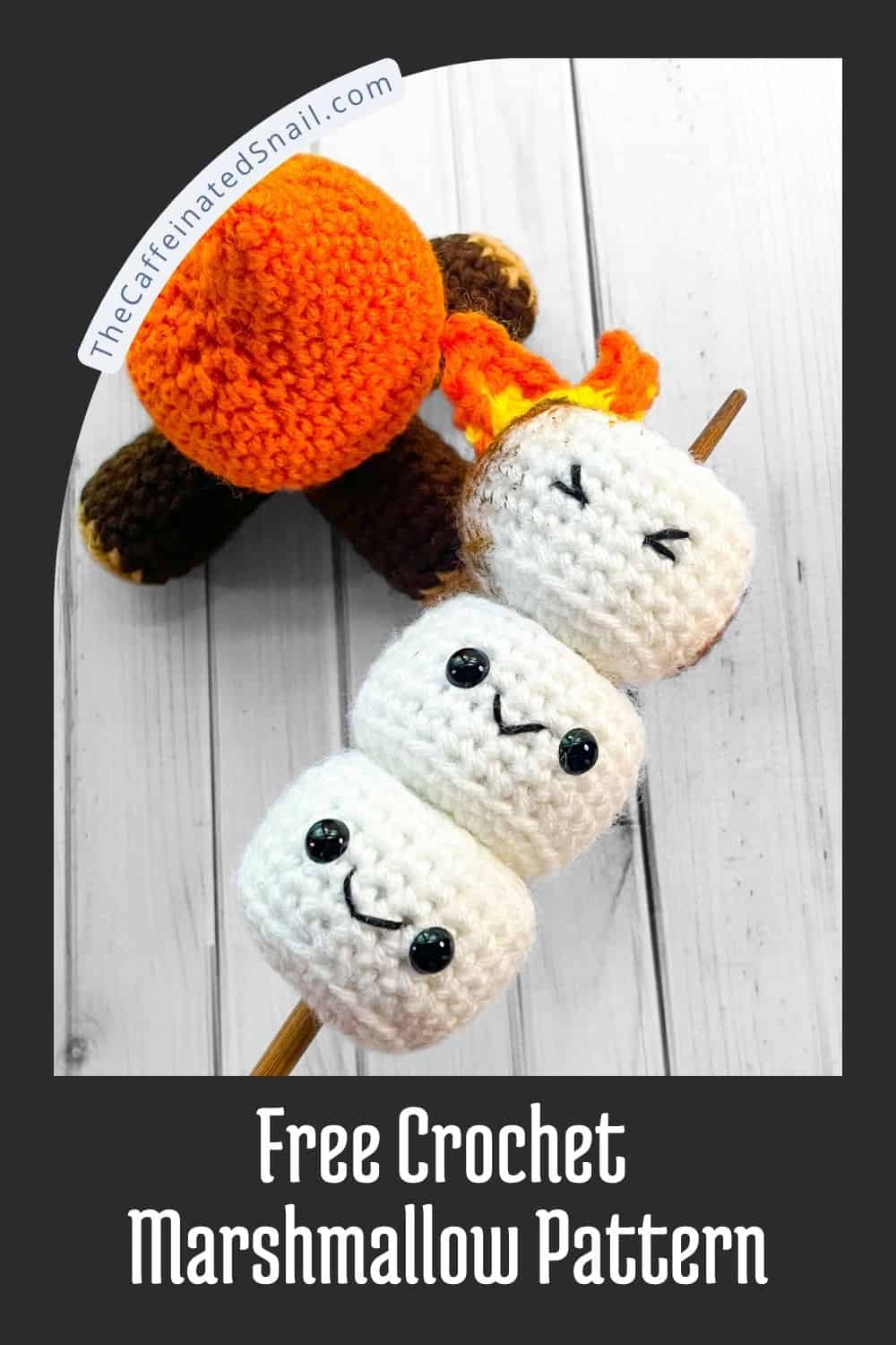 Smore Pattern Crochet Cherry Applique Pattern - thecaffeinatedsnail.com