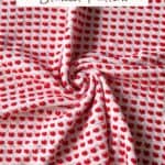 Crochet heart blanket promo image.