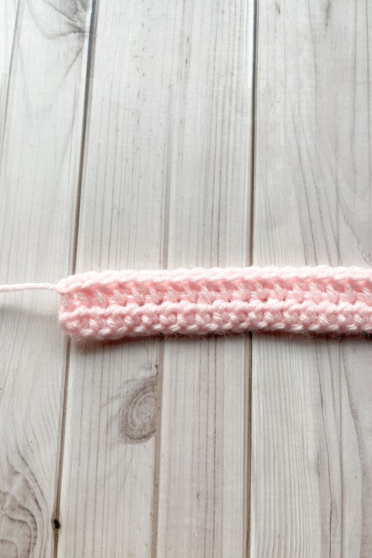 2 rows of half double crochet.