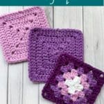 Granny square pattern promo image.