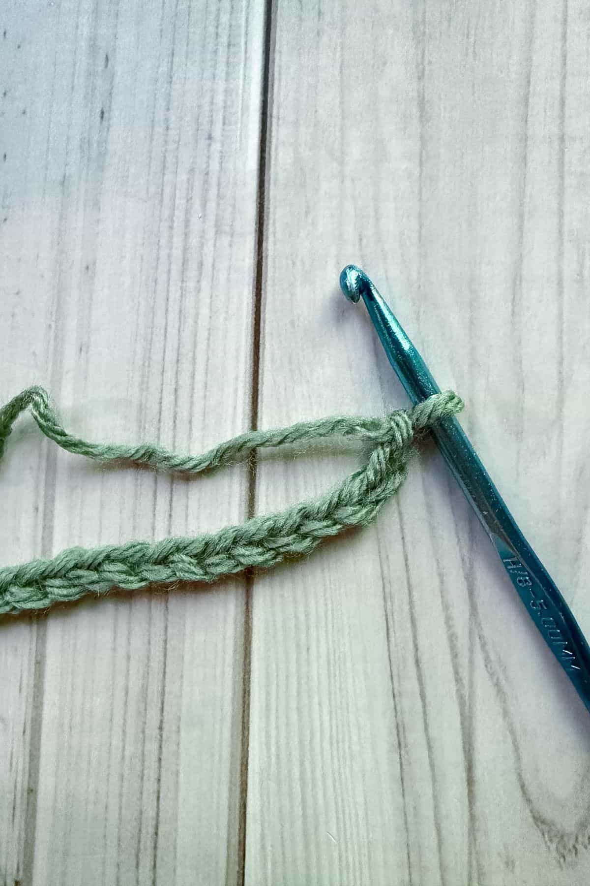 Starting chain.